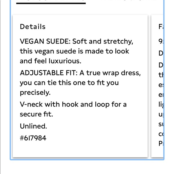 Banana republic vegan suede wrap dress in green. Size 6. NWT - Picture 6 of 7